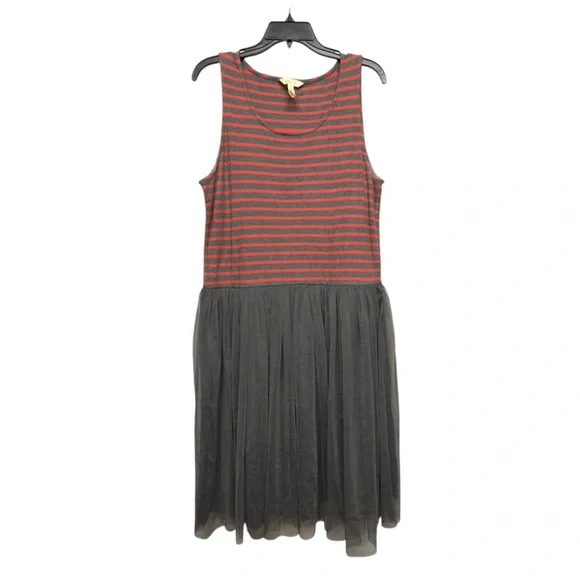 Matilda Jane | Dresses | Matilda Jane Gray And Red Sleeveless Sundress |  Poshmark